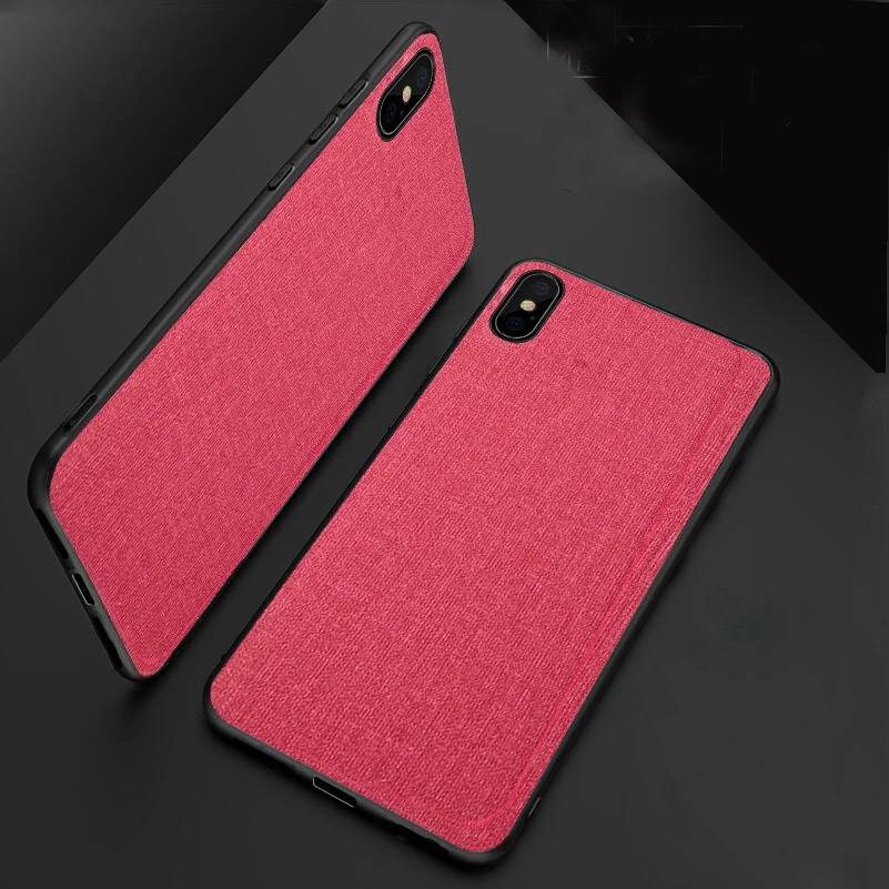

Cases for Iphone 6S 7 8 Plus X Xs Xr Cover Coque Etui The silicone art red*