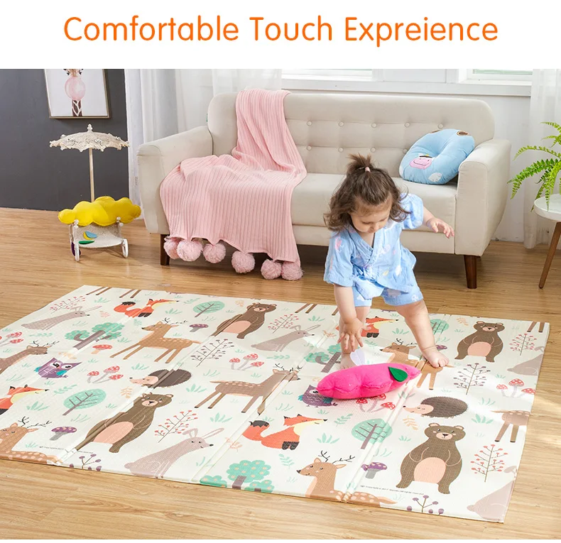 Infant Shining Baby Play Mat Xpe Puzzle Children's Mat Thickened Tapete Infantil Baby Room Crawling Pad Folding Mat Baby Carpet