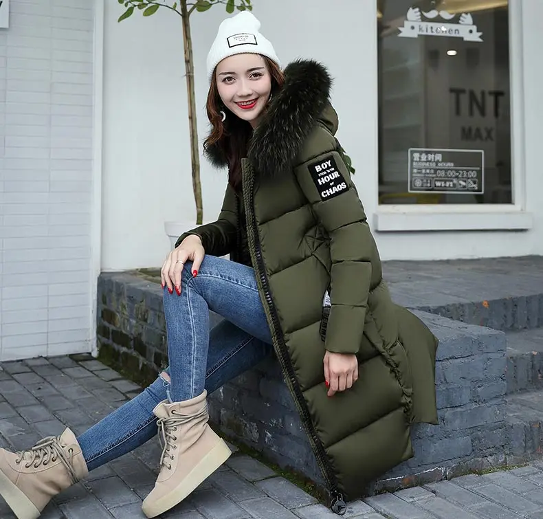 Высококачественное зимнее женское пальто, модная Длинная тонкая зимняя куртка для женщин, parkasplus, однотонная женская куртка, парки