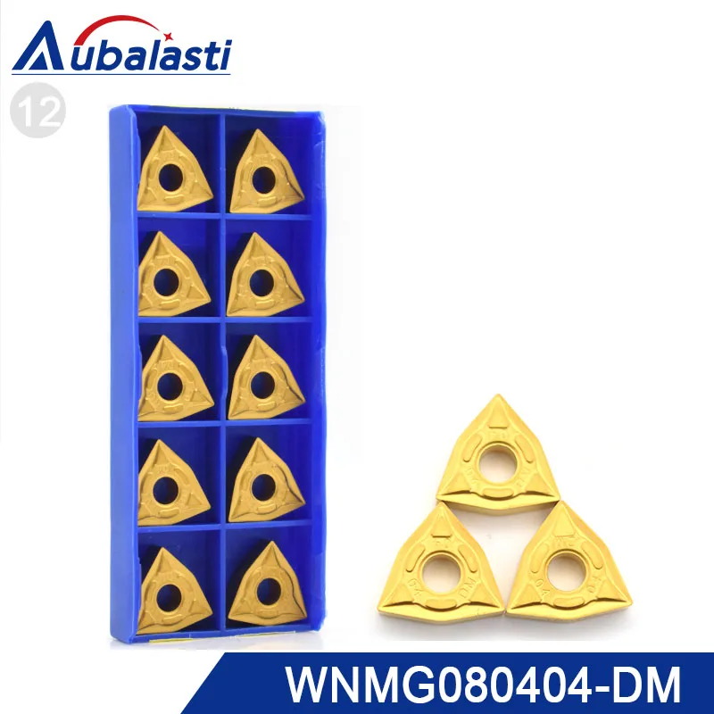 

Aubalasti WNMG080404 DM Carbide Inserts External Turning Tool WNMG 080404 Lathe Use for Tools Milling Cutter CNC Tool