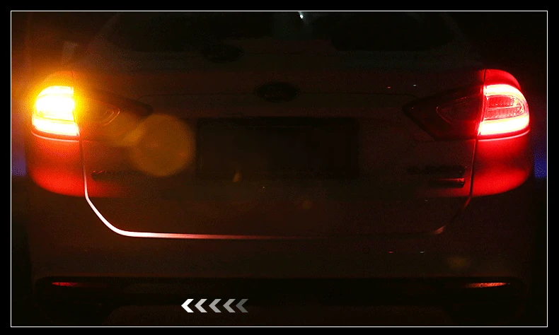 LED 12V Car Trunk Rear Tail Light Tailgate RGB Strip Lighting Dynamic Streamer Brake Turn Signal Reverse Lamp Leds Warning Light (1).gif