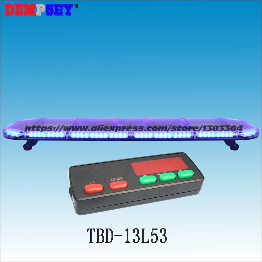 TBD-13L52 высокое качество супер яркий 1,5 м Amber Светодиодная панель, инженерные/аварийное освещение, DC12V/24 V, устанавливаемый на крыше автомобиля стробоскопический источник света