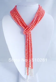 

free shipping!!! Z-247 African Wedding Red Coral Beads Jewelry Necklace