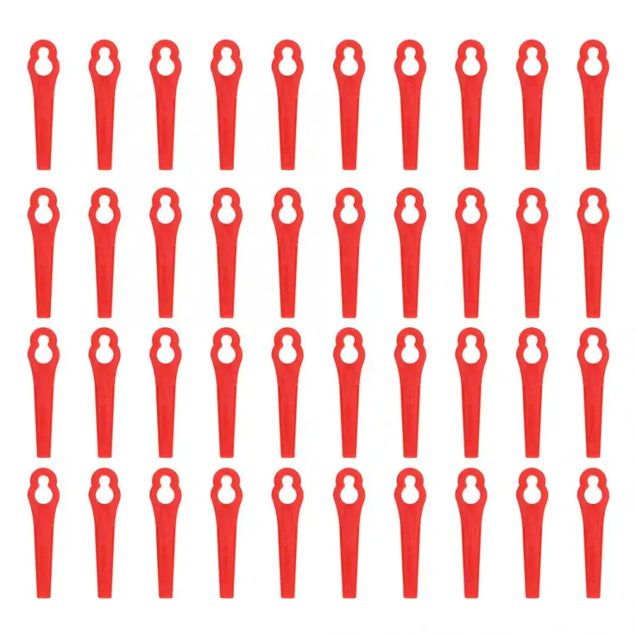 

40pcs Plastic Blade Set Replacement Blade for Cordless Grass Trimmer Strimmer
