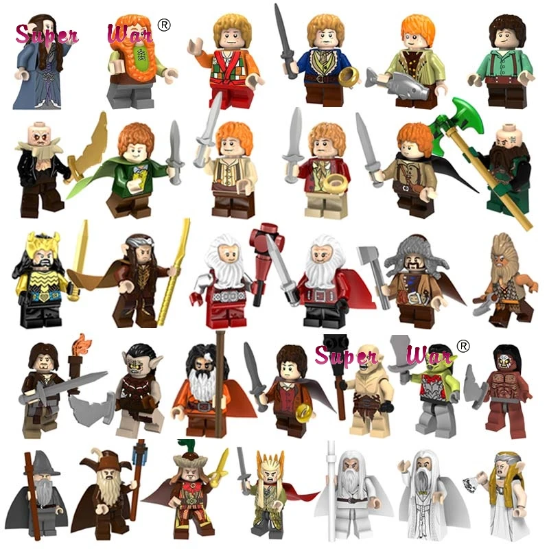 

Single Model building blocks The Lord Of The Rings Samwise Gamgee Frodo Gandalf Saruman Beorn bricks toys