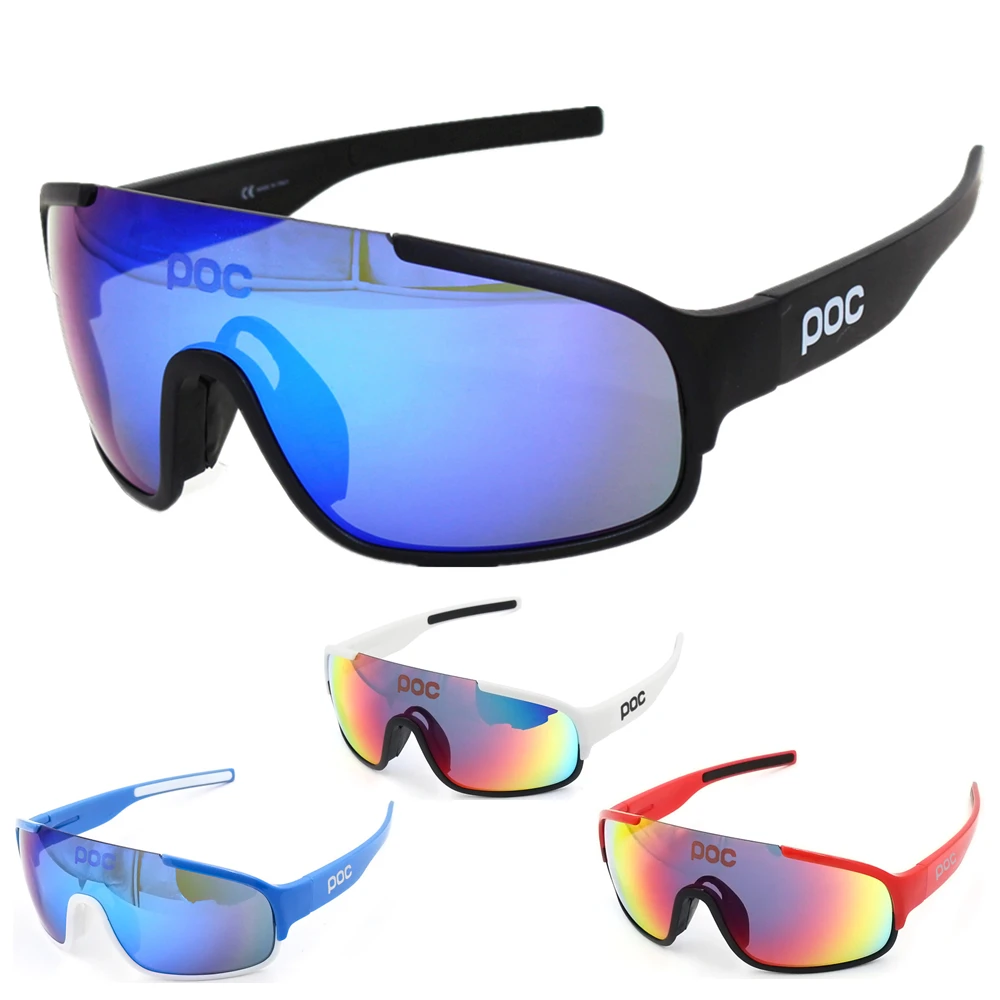 Crave Do 4 Lens Airsoftsports Blade Cycling Sunglasses Polarized Men Sport Road Mtb Mountain Bike Glasses Eyewear poc