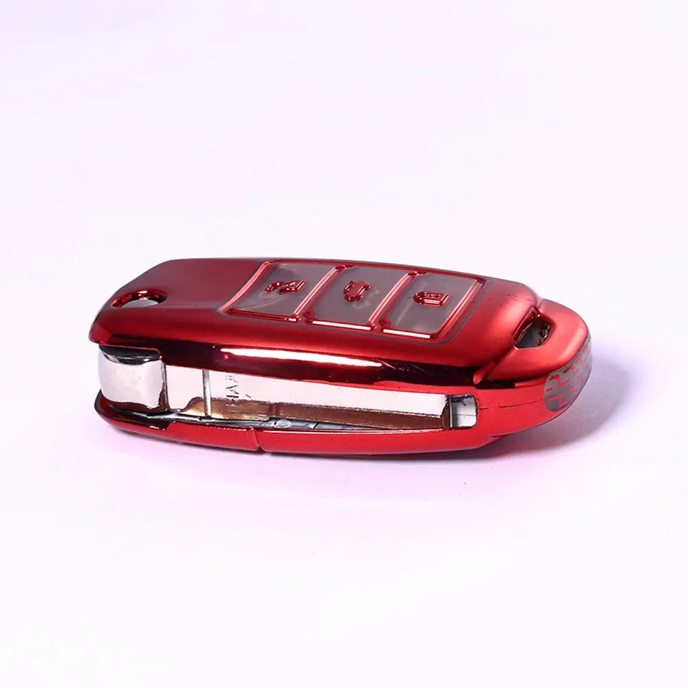 ATOBABI TPU Car Key Case for VW Golf 7 Magotan Passat B7 B8 Skoda Octavia A7 Volkswagen Jetta Polo Bora Clasico Keys Shell Cover