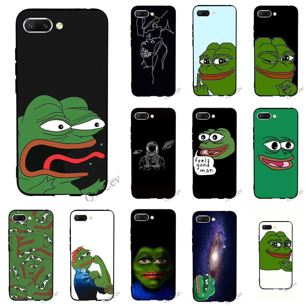 

Pattern Pepe the Frog Phone Cover for Huawei Honor 7C Case 10 8 9 Lite 7A Pro 6A 7X Y6 Prime Nova 3i 3 Cases Back