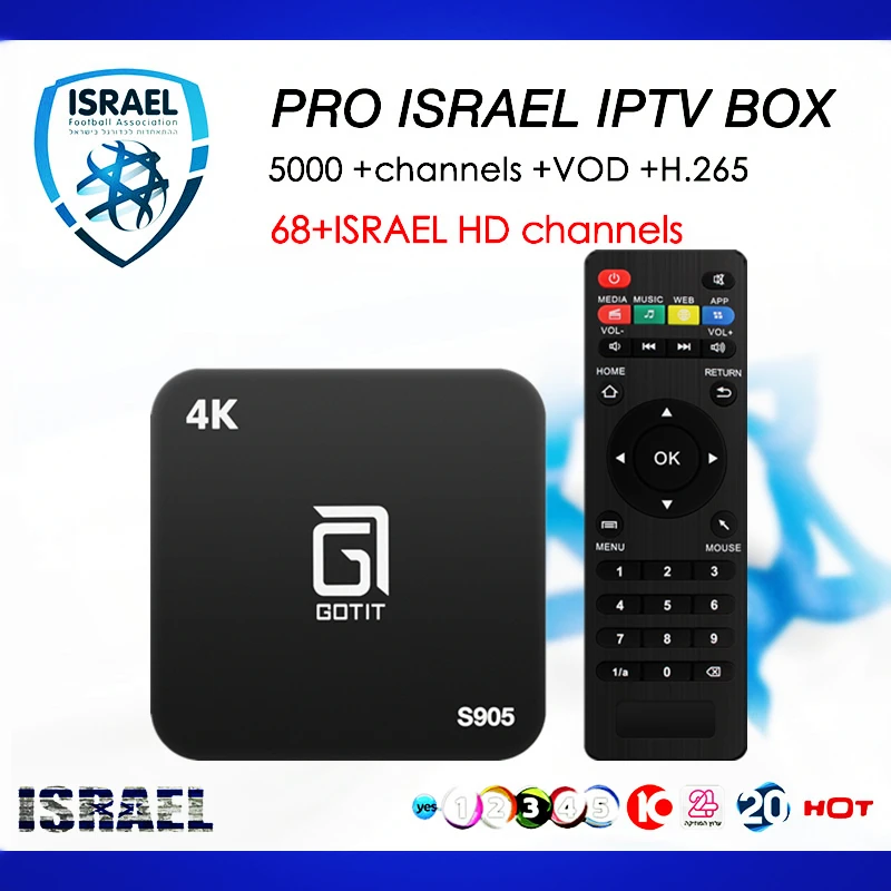 

Israel Arabic IPTV S905 4K Android TV Box 5000+live IPTV Europe African Germany Greek Turkey Sweden Persian PayTV smart tv box