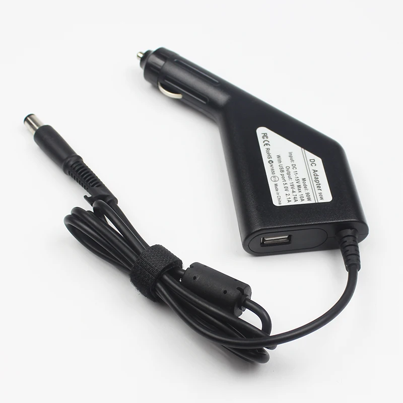 19V 4.74A 90W 7.4*5.0mm Laptop Car Charger for HP Probook 4540S 4545s