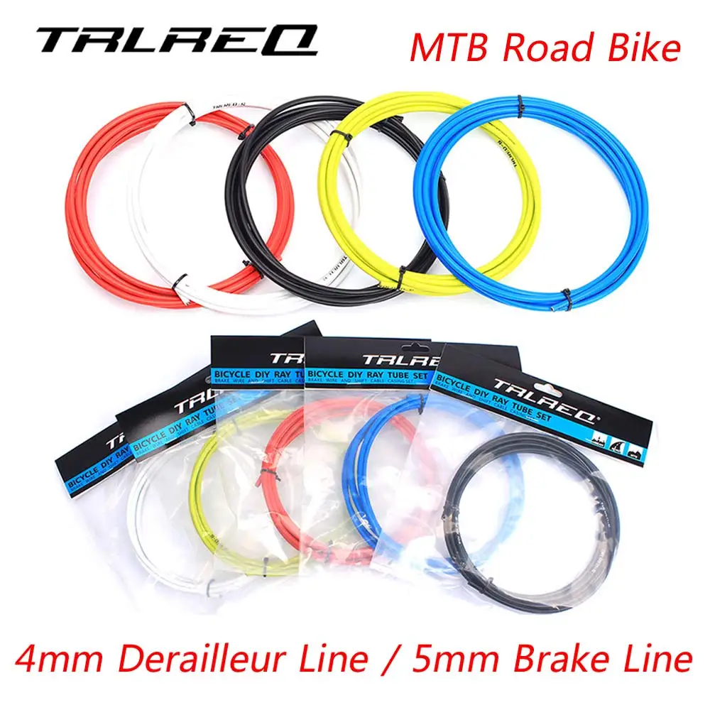 EOOZ 3 Meters Bike Shifters Derailleur Brake Outer Gear Cable Hosing 4mm 5mm