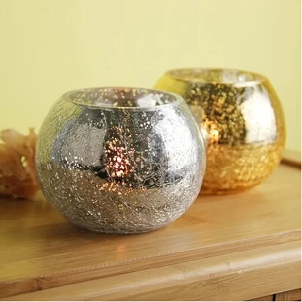 cracked glass vase for flower glass candle holder glassware for home on aliexpresscom alibaba group