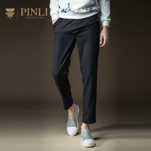 Pinli Begrenzte Lose Bambusfaser Mid Ganzkörperansicht Bleistift Pants Midweight 2016 Herbst Neue Männer Casual Hosen frauen Nehmen Fuß B163417172