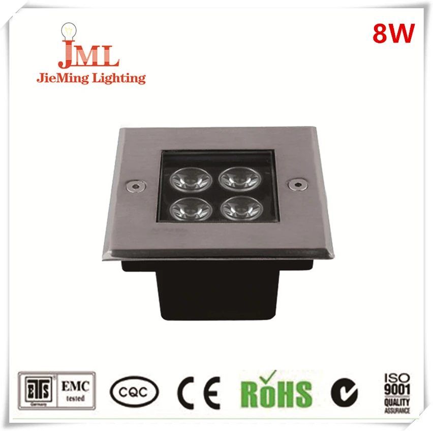 2PCS/ lot 4*2W 8W IP68 Buried lighting AC85-265V Waterproof LED underwater light Lamp | Лампы и освещение