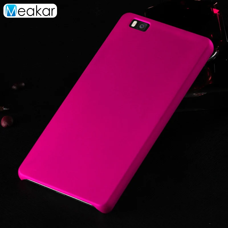 Coque 5.0For huawei P8 Lite чехол для huawei Ascend P8 Lite P8 мини ALE-L21 ALE-L04 телефона чехол-лента на заднюю панель - Цвет: rose red