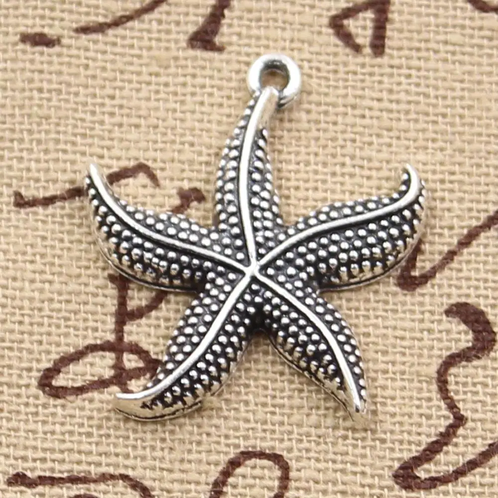 15 шт. подвески в виде морской звезды 27x24 мм|charms starfish|starfish charmscharms jewelry making |