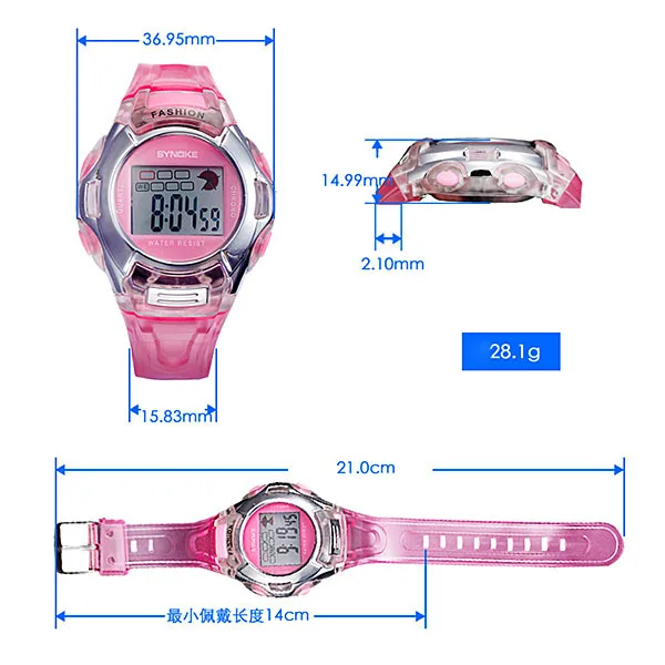 2019 электронные часы Детские/мальчик/девочка спортивные многофункциональные водонепроницаемые наручные часы цифровые