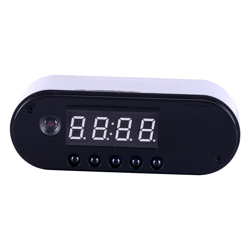 1080 P H.264 настольные часы Камера сигнализации мини ИК Ночное видение Wi Fi IP Mini DV DVR