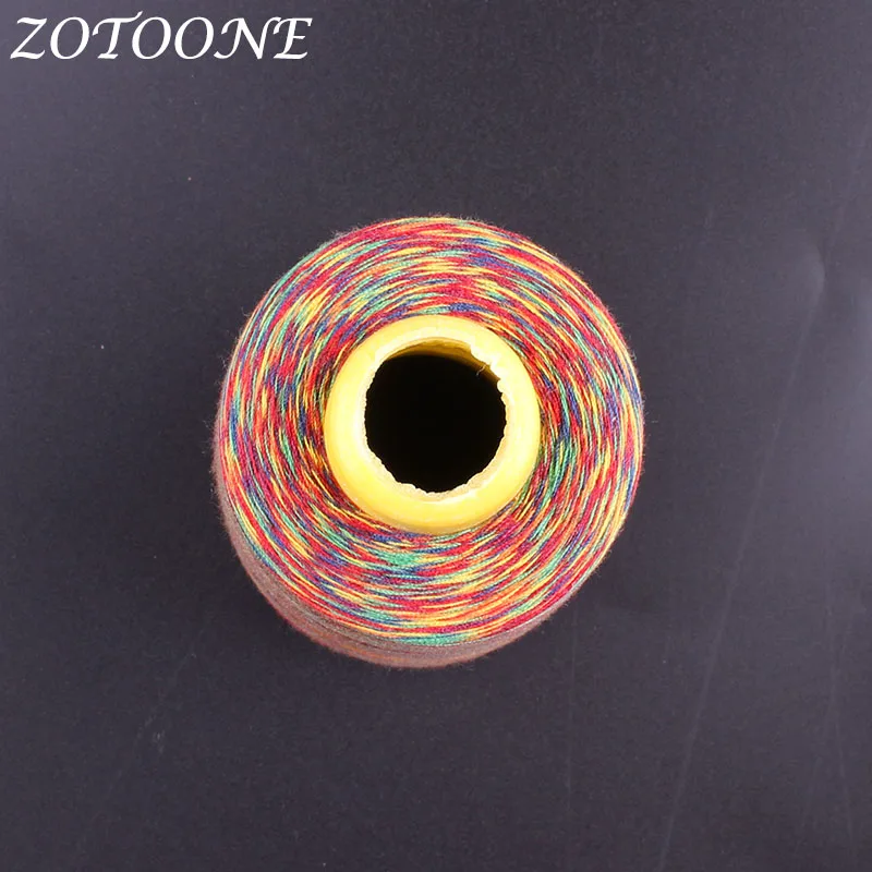 ZOTOONE 1500 м/рулон 40/2 красочные вышитые швейные нитки Dmc ручная красная Швейная нить для швейной машины аксессуары Принадлежности E