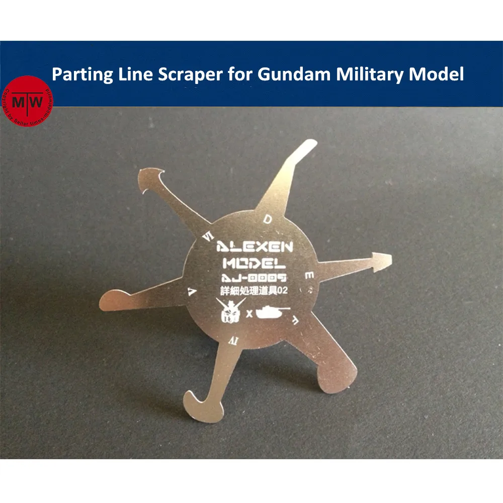 

Alexen Model Parting Line Scraper Hand Tool for Gundam for Tamiya Military Model Hobby Kits Version 2