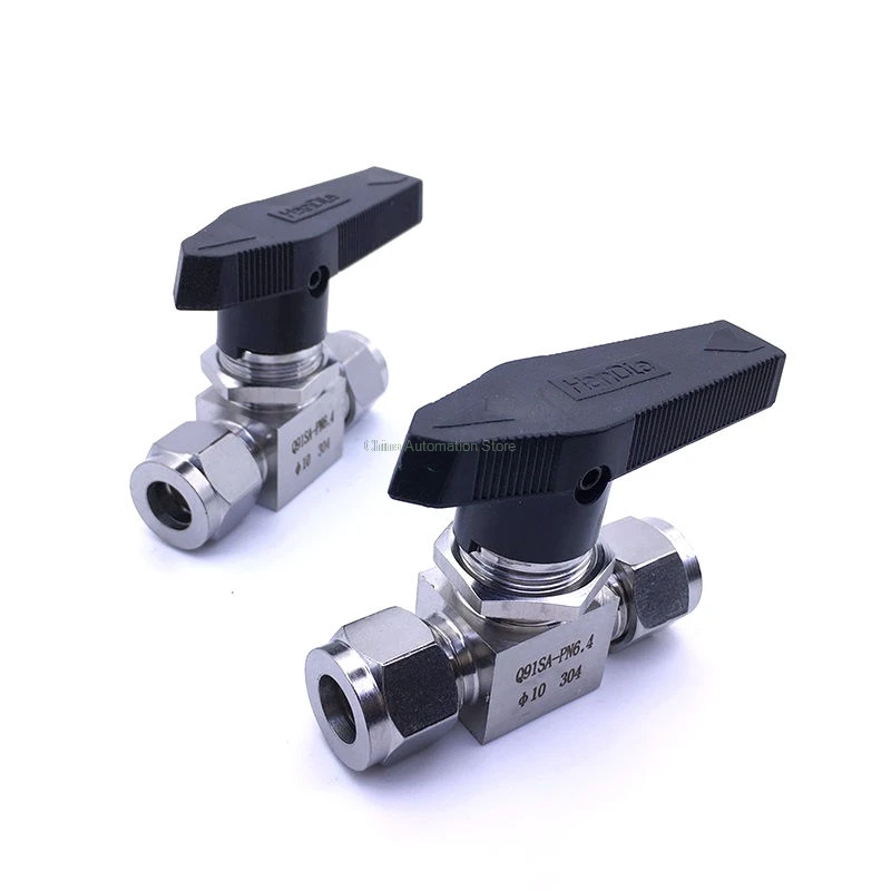 Hydraulic Stainless Steel 304 High Pressure Double Ferrule Needle Valve