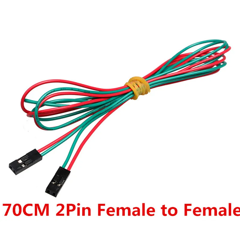 70cm 2pin 20Pice/Set Breadboard Jumper Wires AWG26 M-M Male to Female F-F 2.54mm DuPont Cable Line for UNO R3  Kits