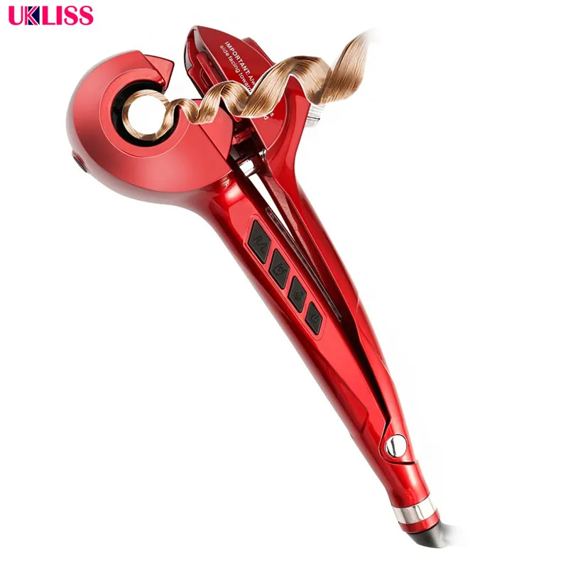 Automatic Hair Steam Curler Ceramic Curling Iron Bar Salon Professional Car Rotating Styling