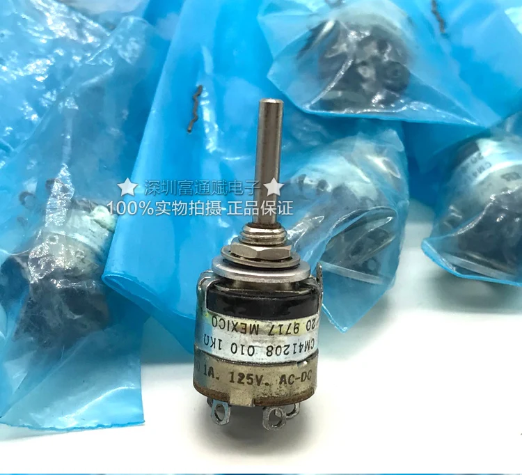 

[VK] ORIGINAL American CLARO CM41208 010 1K band switch 16 type single potentiometer 1A 125VAC-DC 22MM switch