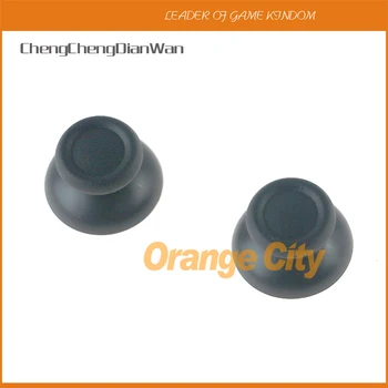 

For Playstation 4 PS4 Pro Slim Rubber Thumbstick 3D Joystick Cap for Dualshock 4 Replacement grey and black ChengChengDianWan