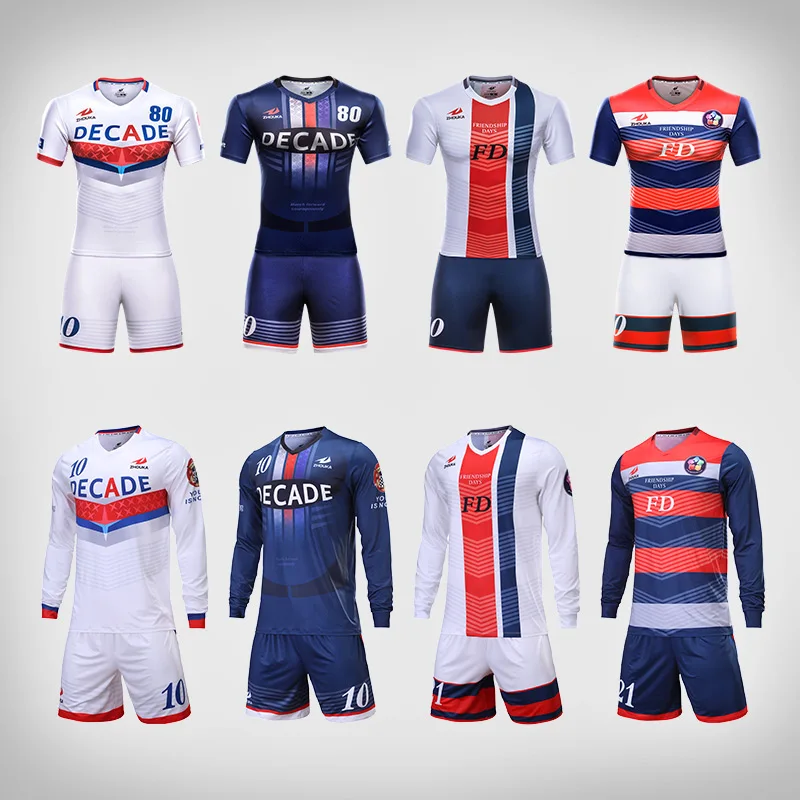 Diseño profesional para uniformes de fútbol de secado