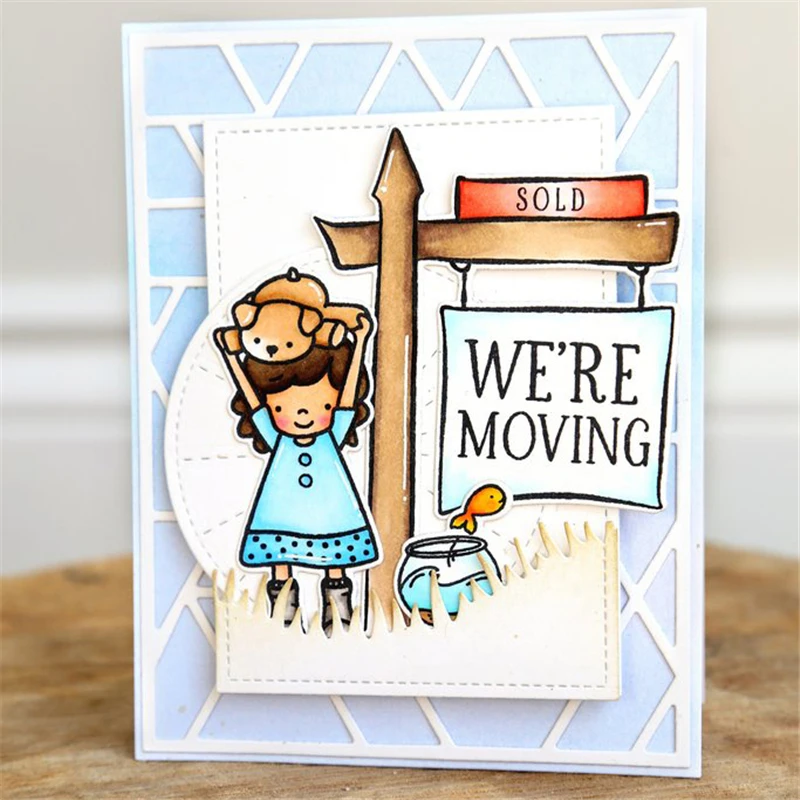 

InLoveArts Dies Welcome Home Metal Cutting Dies DIY Decor Embossing Scrapbooking Craft Album Card Making Stencil DieCut