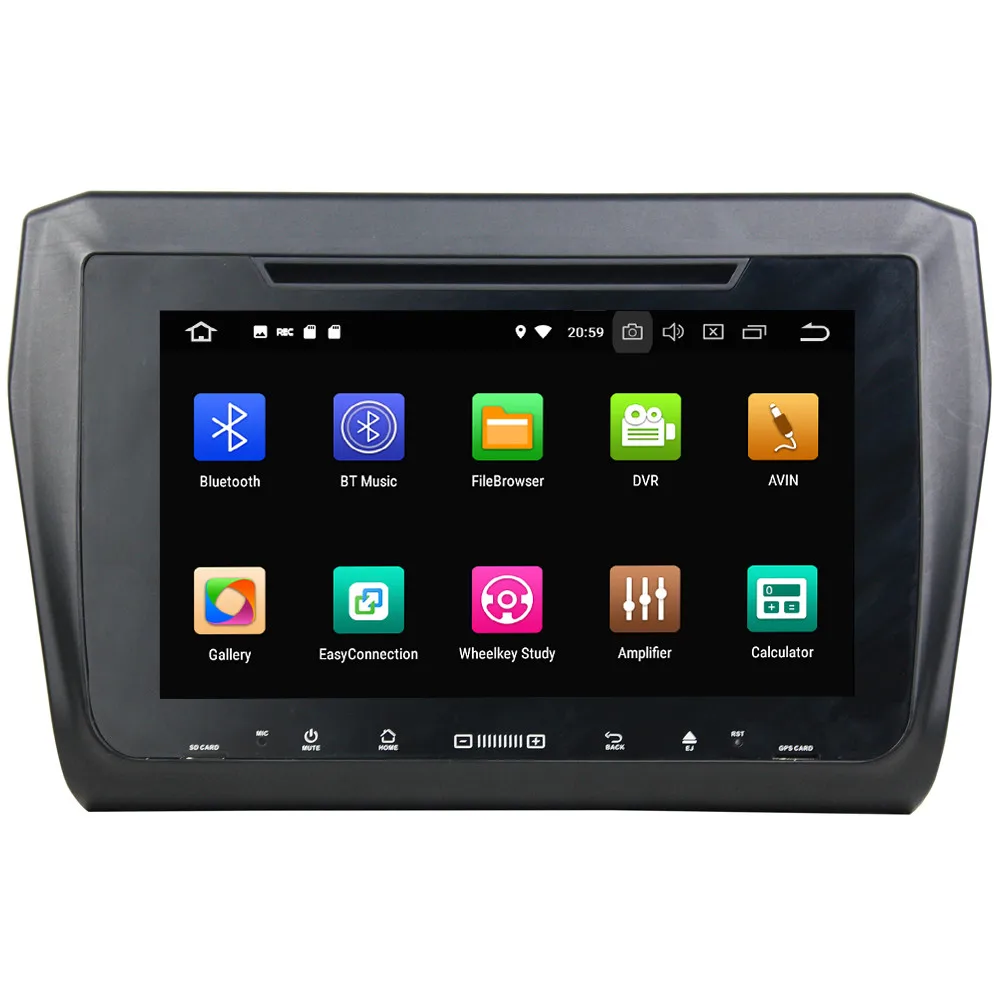 Best 8" Octa Core 4G Android 8.1 4GB RAM 64GB ROM BT Car DVD Player Autoradio Stereo Head Unit GPS Glonass For Suzuki Swift 2017 2018 1