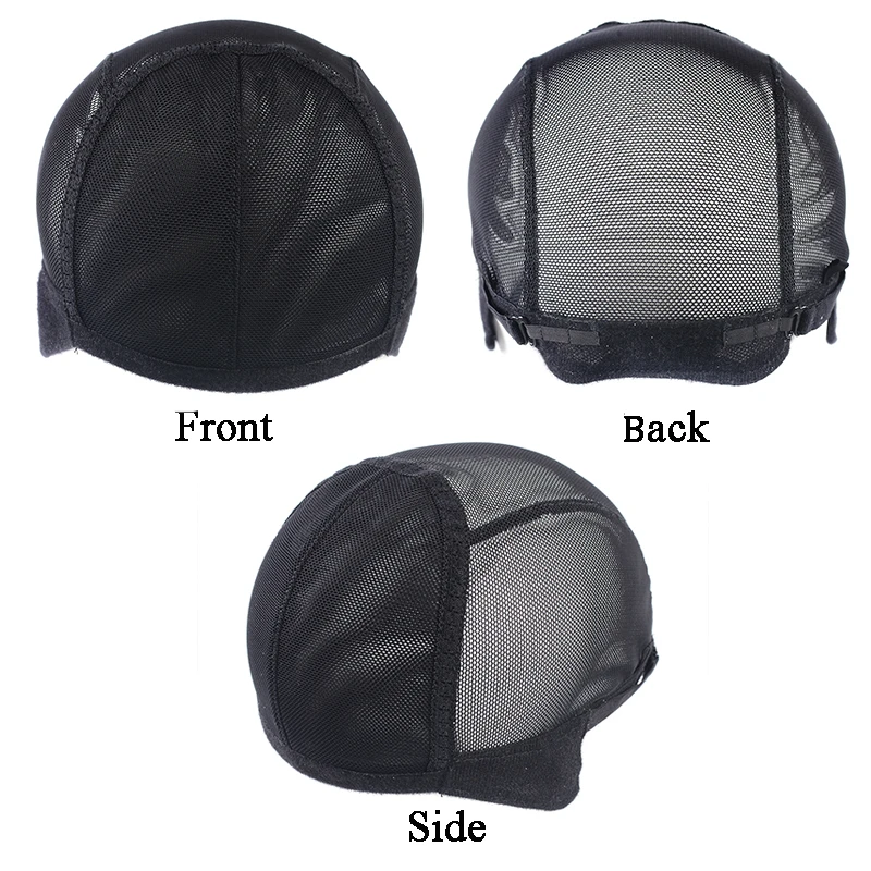 Breathable Mesh Dome Wig Cap For Making Wig Snood Stretchy Wig Cap Black Breathable Mesh Dome Wig Cap For Making Wig Snood Stretchy Wig Cap Black