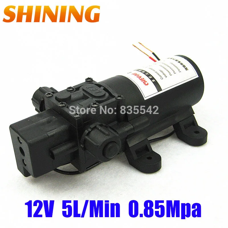 

DC 12V 5L/min 120PSI Mini Micro Diaphragm Agricultural Spray Marine RV Pump With Pressure Switch Electric Caravan Camper