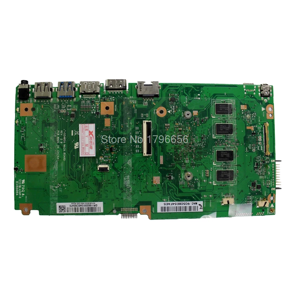 X540SA For ASUS VivoBook X540SA F540S CPU N3700/3710U 4GB Memory laptop motherboard tested X540S original mainboard X540SA For ASUS VivoBook X540SA F540S CPU N3700/3710U 4GB Memory laptop motherboard tested X540S original mainboard