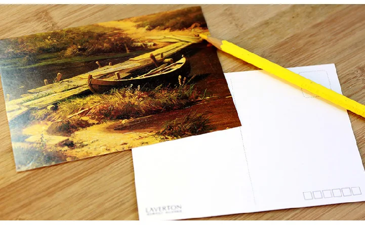30 листов/партия Shishkin открытка-картина/поздравительная открытка/модный подарок
