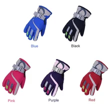 Для мальчиков/Обувь для девочек лыжный Прихватки для мангала Снегоход зима теплая Спортивные перчатки Водонепроницаемый ветрозащитный снег Регулируемый лыжный Лыжный Спорт Длинные Прихватки для мангала