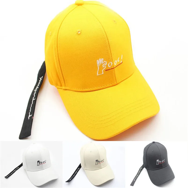 2019 Baseball caps for men and women Korean version of summer outdoor tide cross streamers embroidered hats H11 (1)