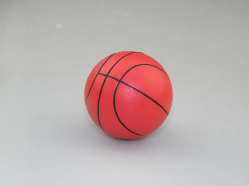 2014 New Orange Basketball 63MM Stress Ball PU Soft Antistress ball Promotion Gift Body Exercise Toy 2pcs/Lot Free Shipping | Игрушки и