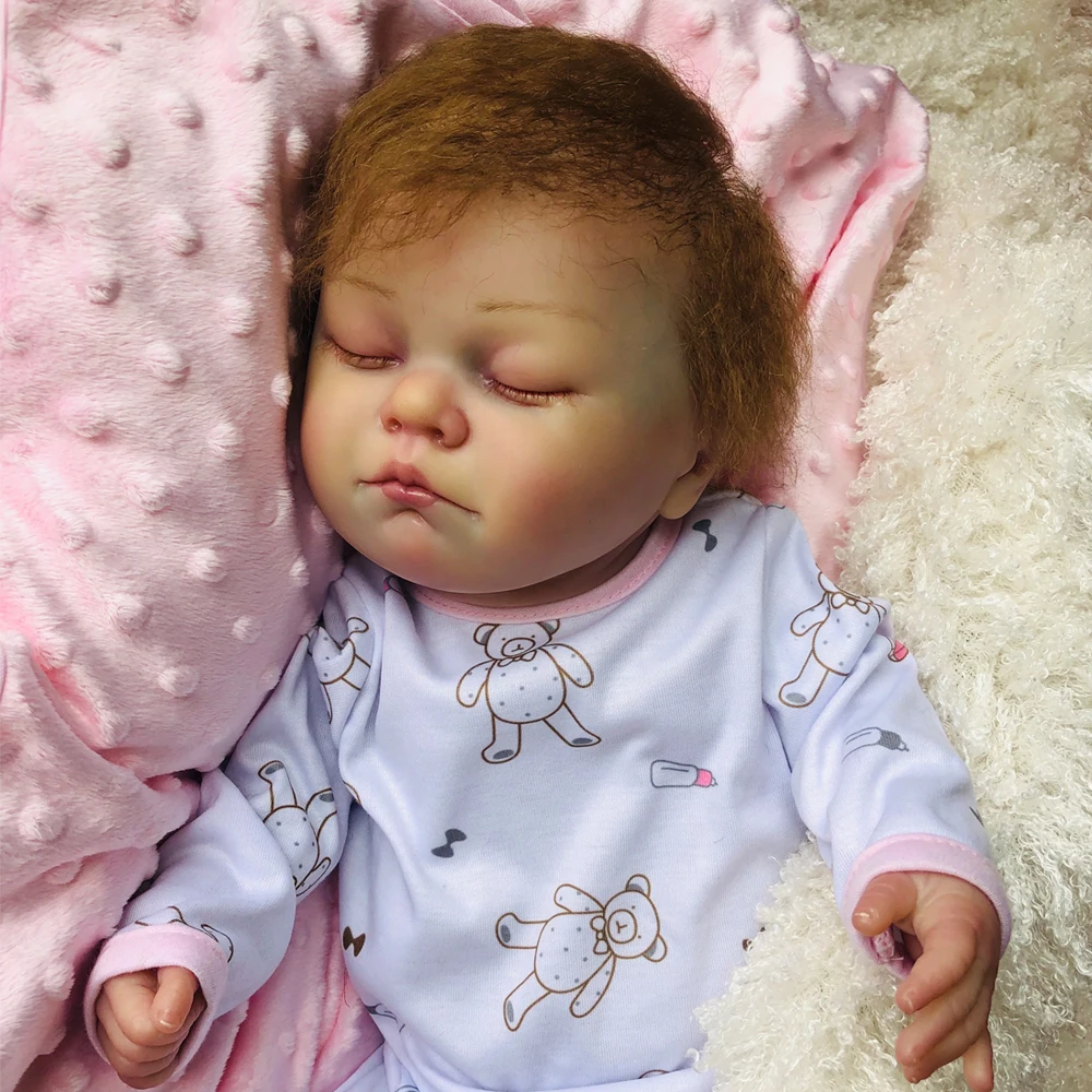 Эксклюзивная кукла bebes reborn 50 см полностью силиконовые куклы для маленьких
