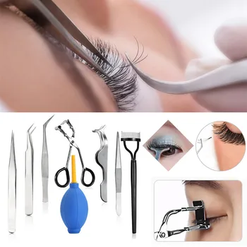 

MENOW High Quality 2018 Line soft extension bristles eyelash extension grafting eyelash flowering tool Sets Freeshipping 15p108