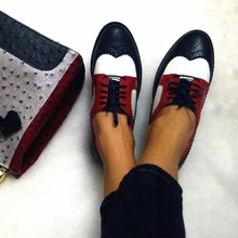 Женская обувь на плоской подошве кожаные туфли-оксфорды для Для женщин женские Размер 11 дизайнер Винтаж без каблука Обувь круглый носок ручной работы белый CREEPERS