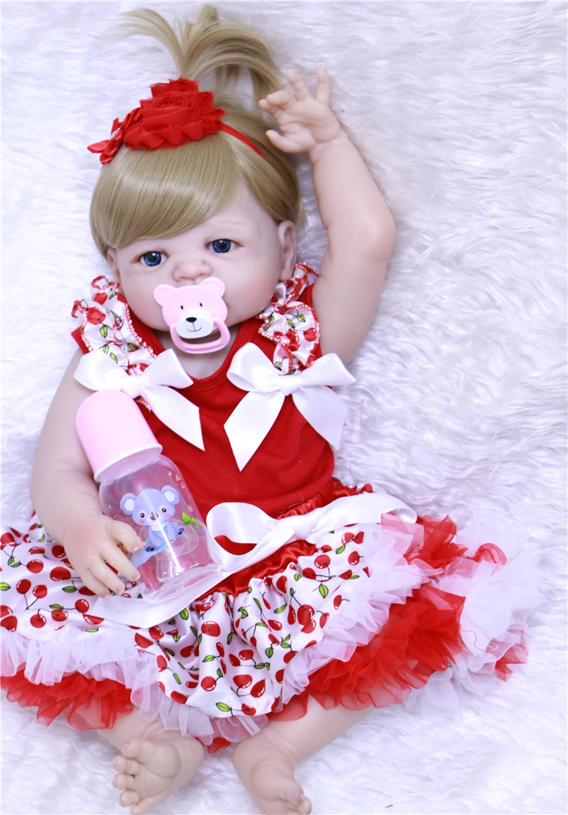 23 Full силиконовые куклы для новорожденных и малышей детские игрушки reborn lifelike lol