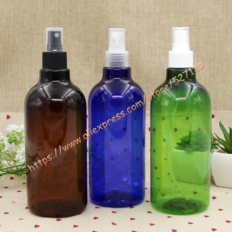 500ml Inclined Shoulder PET Bottle With White/Clear/Black Plastic Sprayer.Mist Bottle. Travel Refillable Perfume Container | Красота и