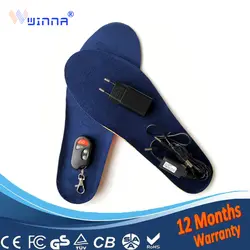 Новые USB нагревательные Стельки зимние толстые теплые стельки дистанционного управления зарядки стельки для мужчин и женщин ботинки обувь