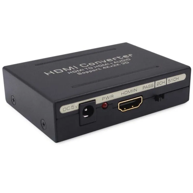 2160P HD 4K x 2K 3D HDMI в аудио видео экстрактор оптический SPDIF удаление HDCP ключевое