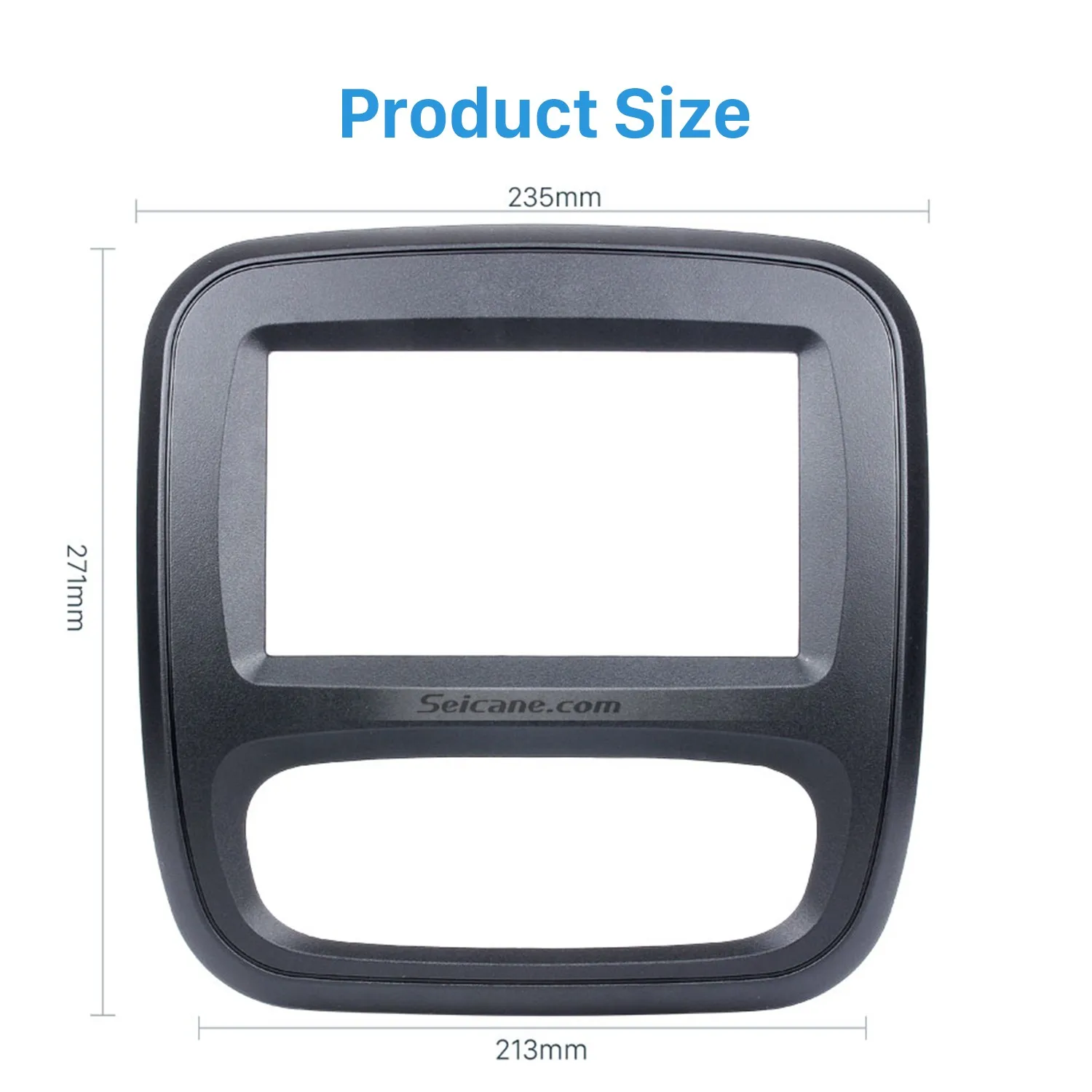 Seicane 2 Din 173*98/178*100/178*102 мм набор для отделки приборной панели автомобиля авто стерео панель DVD рамка для Renault trafc Opel Vivaro
