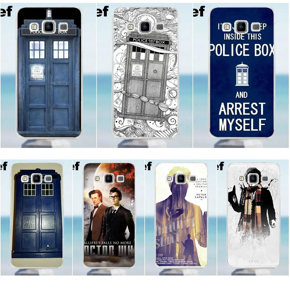 Suef Soft TPU Design Phone For Galaxy Alpha Core Prime Note 2 3 4 5 S3 S4 S5 S6 S7 S8 mini edge Plus Doctor Who Police Box | Мобильные