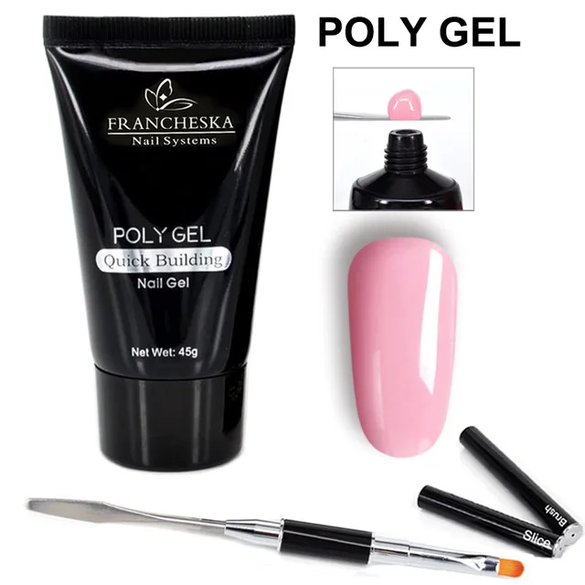 nail acrylic Clear builder poly gel polygel base top polish uv primer