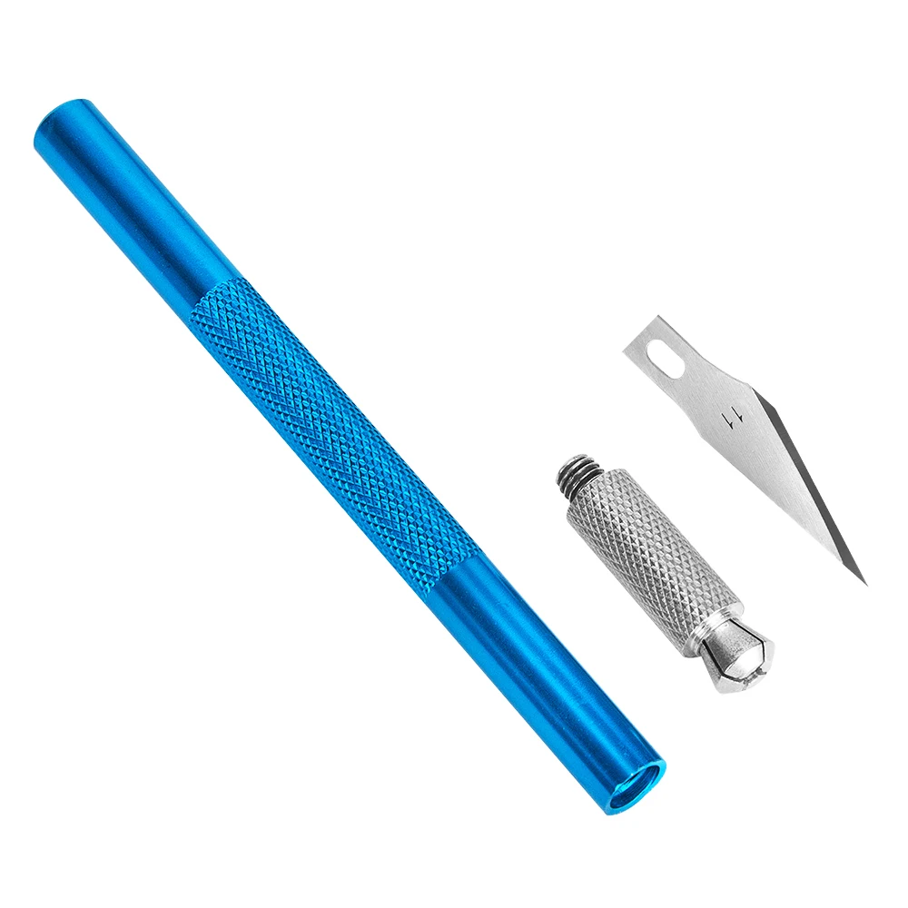 Günstige 6 stücke Holz Carving Messer mit 150 stücke Präzision Klingen Craft Utility Messer Skulptur Cutter Gravur Messer für Kunst Schablone hobby